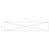 Fermostock 6611 - 3 floors - 1770x360x2135 mm (WxDxH)