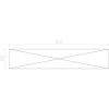 Fermostock 6611 - 3 floors - 1830x360x2135 mm (WxDxH)