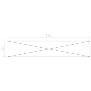 Fermostock 6611 - 3 floors - 1890x360x2135 mm (wxdxh)