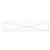Fermostock 6611 - 3 floors - 1950x360x2135 mm (WxDxH)