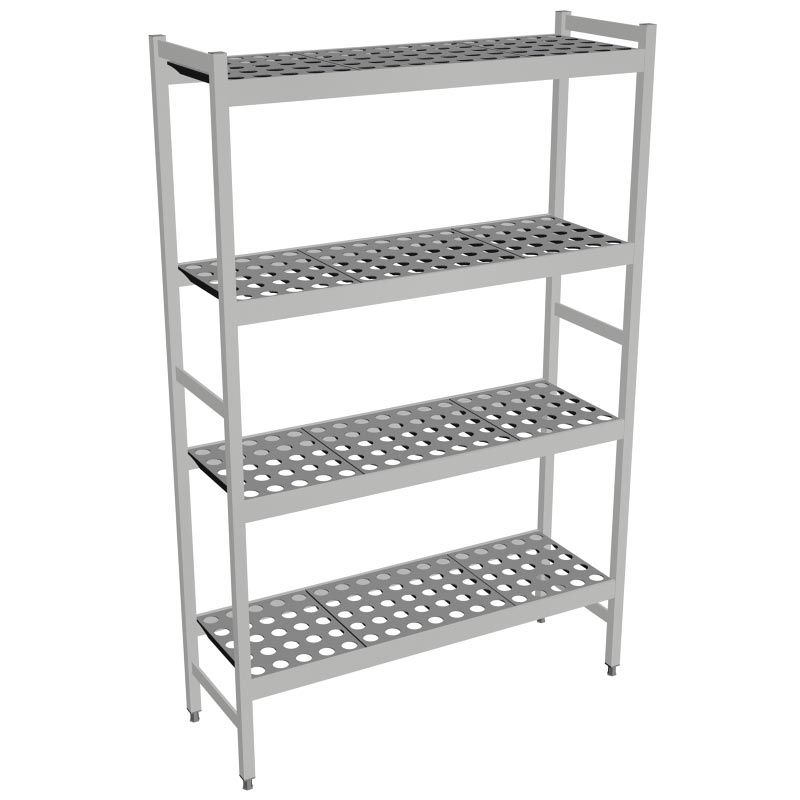 Fermostock 6611 - 4 etages - 1080x360x1800 mm (bxdxh)