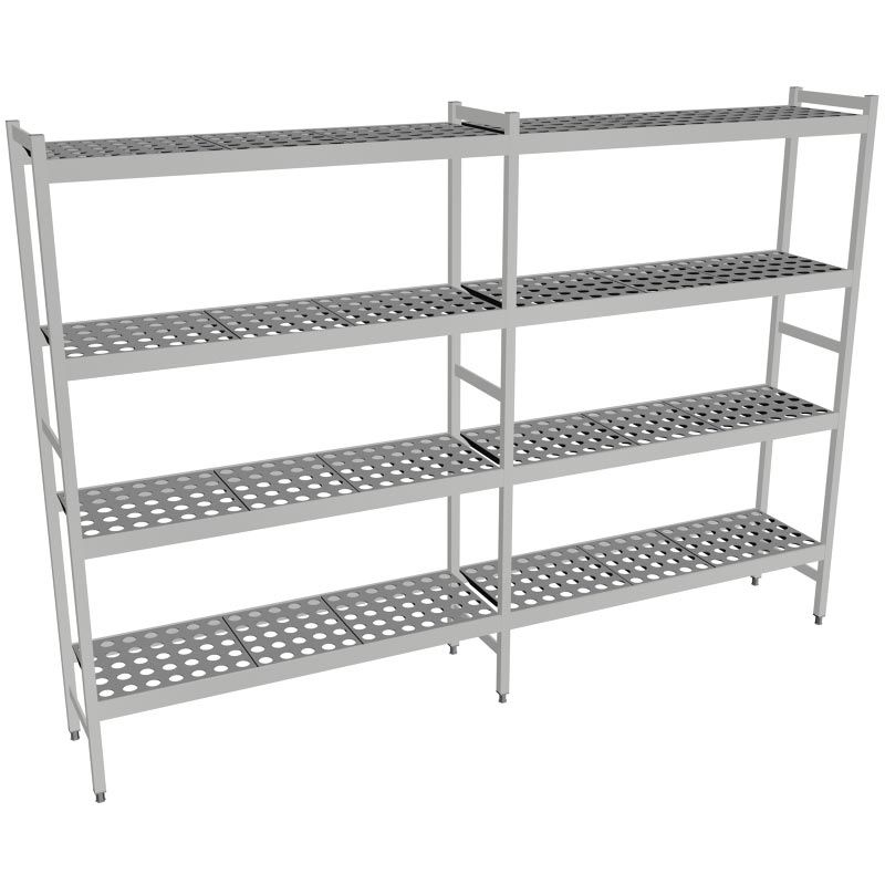 Fermostock 6611 - 4 pisos - 2370x360x2135 mm (WxDxH)