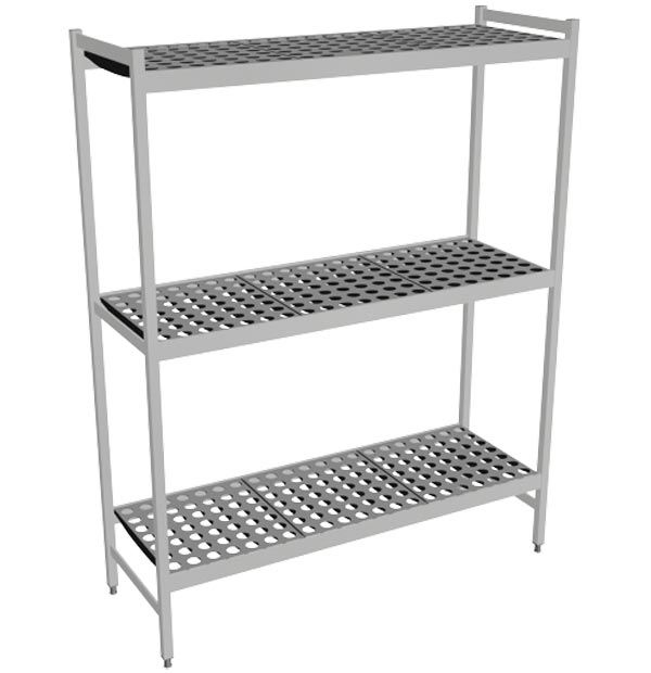 Fermostock 6611 - 3 etages - 1320x460x1800 mm (bxdxh)