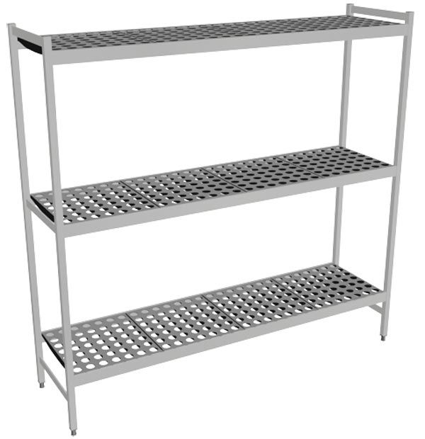 Fermostock 6611 - 3 etages - 1740x460x1800 mm (bxdxh)