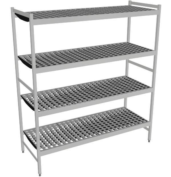 Fermostock 6611 - 4 plantas - 1500x560x1685 mm (ancho x fondo x alto)