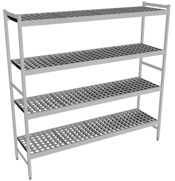 Fermostock 6611 - 4 etages - 1740x460x1800 mm (bxdxh)