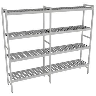 Fermostock 6611 - 4 floors - 1890x460x1685 mm (wxdxh)