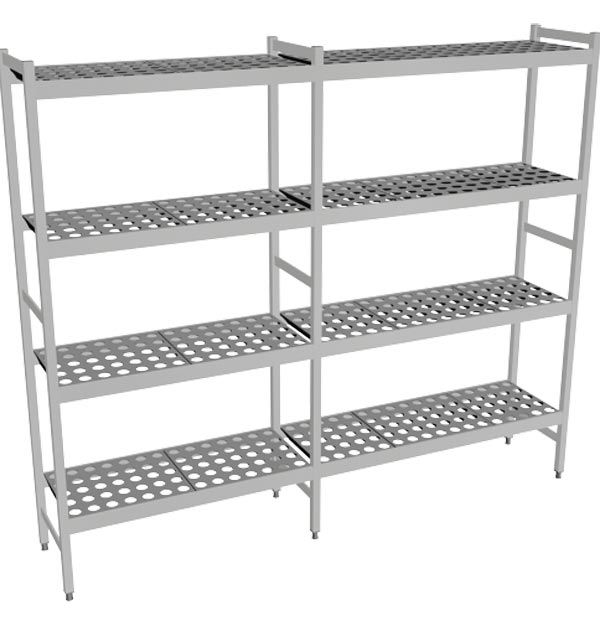 Fermostock 6611 - 4 floors - 1890x460x1685 mm (wxdxh)