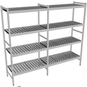 Fermostock 6611 - 4 pisos - 1950x560x2135 mm (ancho x alto x alto)